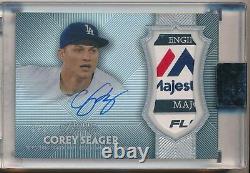 Corey Seager 1/1 Auto 2017 Topps Dynasty Game Used Rookie Jersey MAJESTIC Relic
