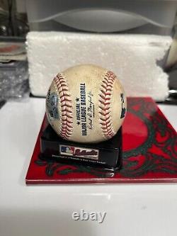 Corey Seager Game Used Ball 3/30/23 Opening Day & Aaron Nola MLB Holo YP188865