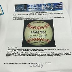 Craig Biggio Game Used Actual First Home Run Baseball May 3, 1995 With Mears COA