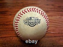 Dallas Keuchel Game Used Baseball 4/6/2015 Astros vs Indians 2015 OPENING DAY