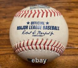 Dansby Swanson Cubs Game Used RBI TRIPLE Baseball 5/17/2023 vs Astros Hit #820