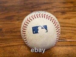 Dansby Swanson Cubs Game Used RBI TRIPLE Baseball 5/17/2023 vs Astros Hit #820