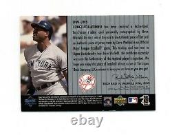 Dave Winfield 2000 UD A Piece of History 3000 Hit Club Dual Game Used Auto 30/31