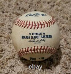 Derek Jeter 2014 Game Used Official Major League Baseball New York Yankees MLB