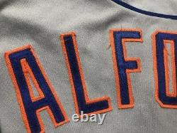 Edgar Alfonzo New York Mets 1996 Signed Game Issued Used Jersey