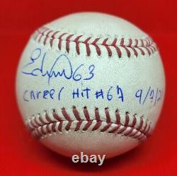 Edmundo Sosa Autographed Game Used Hit #67 9/7/21 JSA/MLB COA St Louis Cardinals