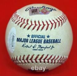 Edmundo Sosa Autographed Game Used Hit #67 9/7/21 JSA/MLB COA St Louis Cardinals