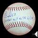 Edmundo Sosa Autographed Game Used Single Career Hit #34 6/29/21 Jsa Phillies