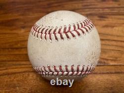Edouard Julien Twins Game Used WALK Baseball 10/7/2023 ALDS G1 Astros Verlander