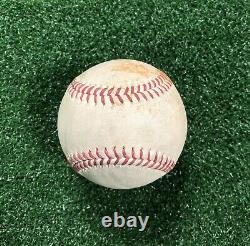 Elvis Andrus RBI SINGLE Hit #1809 Game Used Baseball 7/6/21 Laureano SINGLE #269