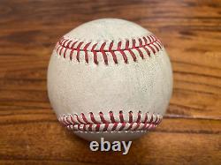 Esteury Ruiz A's Game Used SINGLE Baseball 5/19/2023 vs Astros ROOKIE Hit #56