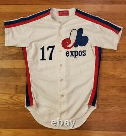 FELIPE ALOU 1988-1991 Montreal Expos Game Used Worn Jersey READ DESCRIPTION