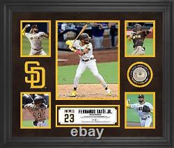Fernando Tatis Jr. San Diego Padres FRMD 5-Photo Collage with Piece of GU Ball