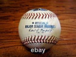 Framber Valdez Astros Game Used Baseball 9/18/2022 MLB Record 25th Quality Start