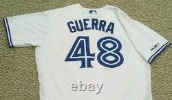 GUERRA size 48 #48 2019 Toronto Blue Jays game used jersey home white MLB HOLO