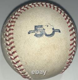 Game Used Baseball MLB 9-25-22 Cleveland Guardians Division Clincher ShawithGarcia
