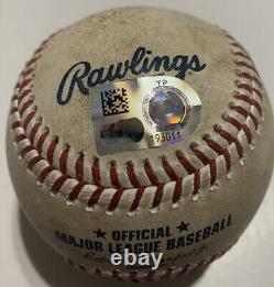 Game Used Baseball MLB 9-25-22 Cleveland Guardians Division Clinching Game