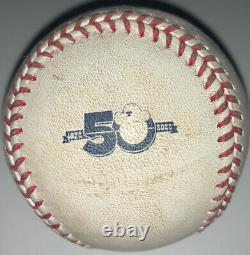 Game Used Baseball MLB 9-25-22 Cleveland Guardians Division Clinching Game Lowe