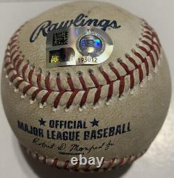 Game Used Baseball MLB Authentic 9-25-22 Cleveland Guardians Division Clinching