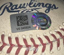 Game Used Baseball MLB Authentic 9-28-19 Rangers-Yankees Last Series at GL Park