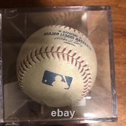 Game Used Father's Day baseball MLB 6/16/13 Brewers Reds Cueto Weeks Hologram