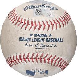 Game Used Oswaldo Cabrera Yankees Baseball