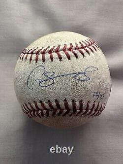 Gary Sanchez Signed/Autographed Game Used Baseball fanatics