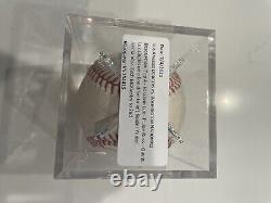 Gavin lux Game Used Baseball Hit For A Single. Los Angeles Dodgers