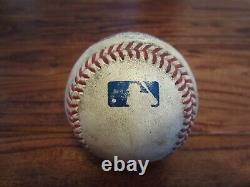 George Springer Astros Game Used Baseball 5/8/2014 FIRST HOME RUN Game + Altuve