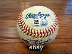 George Springer Astros Game Used HOME RUN Baseball 9/5/2020 HR #167 vs Angels