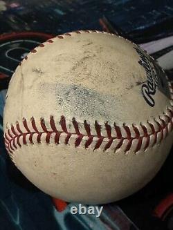 Gerrit Cole Game Used Pitched Baseball from ROOKIE SEASON MLB Authenticated auto