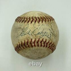 Gil Hodges Sweet Spot Signed American League Game Used Baseball