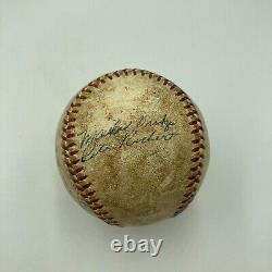 Gil Hodges Sweet Spot Signed American League Game Used Baseball