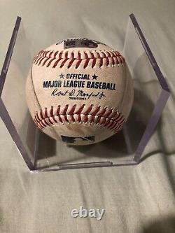 Gleyber Torres Game Used MLB Authenticated Double 2022