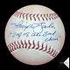 Harrison Bader Autographed Game Used Ball 8/22/21 Mlb & Beckett Coa Yankees