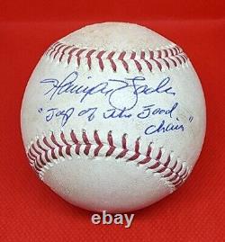 Harrison Bader Autographed Game Used Ball 8/22/21 MLB & Beckett COA Yankees