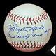 Harrison Bader Autographed Game Used Ball 8/25/21 Mlb & Beckett Coa Yankees