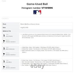 Hirokazu Sawamura Red Sox Game Used STRIKE OUT Baseball 8/2/2022 Astros K #92