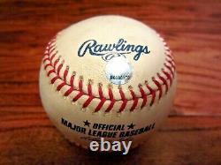 Houston Astros vs Milwaukee Brewers 2002 Opening Day Game Used Baseball 4/2/02