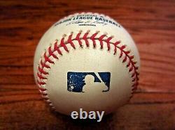 Houston Astros vs Milwaukee Brewers 2002 Opening Day Game Used Baseball 4/2/02