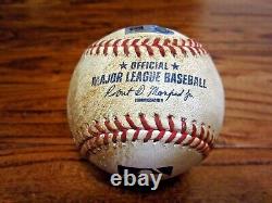 Hunter Renfroe Red Sox Game Used RBI DOUBLE Baseball ALCS 1 10/15/2021 vs Astros
