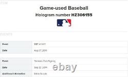Ichiro Suzuki auto signed game used ball STEINER MLB COA