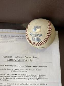 Ichiro Suzuki auto signed game used ball STEINER MLB COA