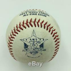Incredible Mike Trout Rookie Signed Game Used 2011 All Star Game Baseball JSA