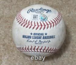 JARED WALSH GAME USED HIT BALL HOME RUN 5/30/21 MLB Hologram ALLSTAR SEASON