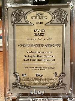 JAVIER Javy BAEZ 2020 Topps Sterling 1/1 BAT KNOB Game Used True 1-of-1 Cubs