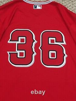 JEREZ size 44 #36 SPRING 2019 LOS ANGELES ANGELS GAME USED JERSEY FREEWAY MLB