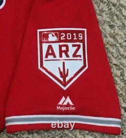 JEREZ size 44 #36 SPRING 2019 LOS ANGELES ANGELS GAME USED JERSEY FREEWAY MLB