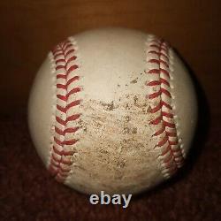 JUAN SOTO (Foul 4 pitches) Game Used Baseball. MLB Authenticated 9/25/21