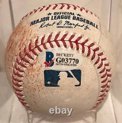 Jack Flaherty Signed GAME USED Baseball 57th Career Strikeout Cardinals HOLO